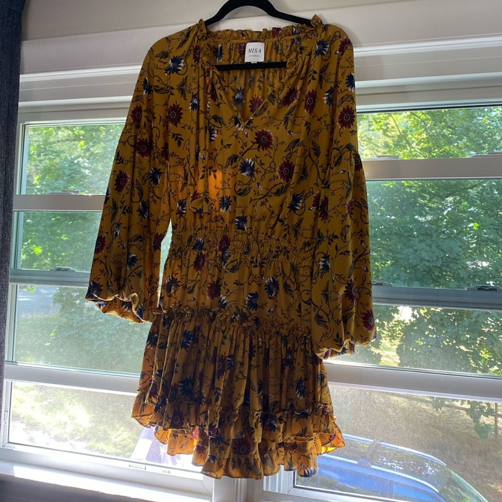 Autumn colored Misa mini dress.